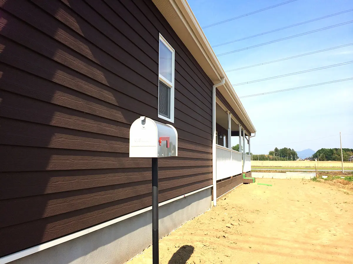 茨城県土浦市OAKSTYLE（オークスタイル）のアメリカンガレージスタイル住宅の外観