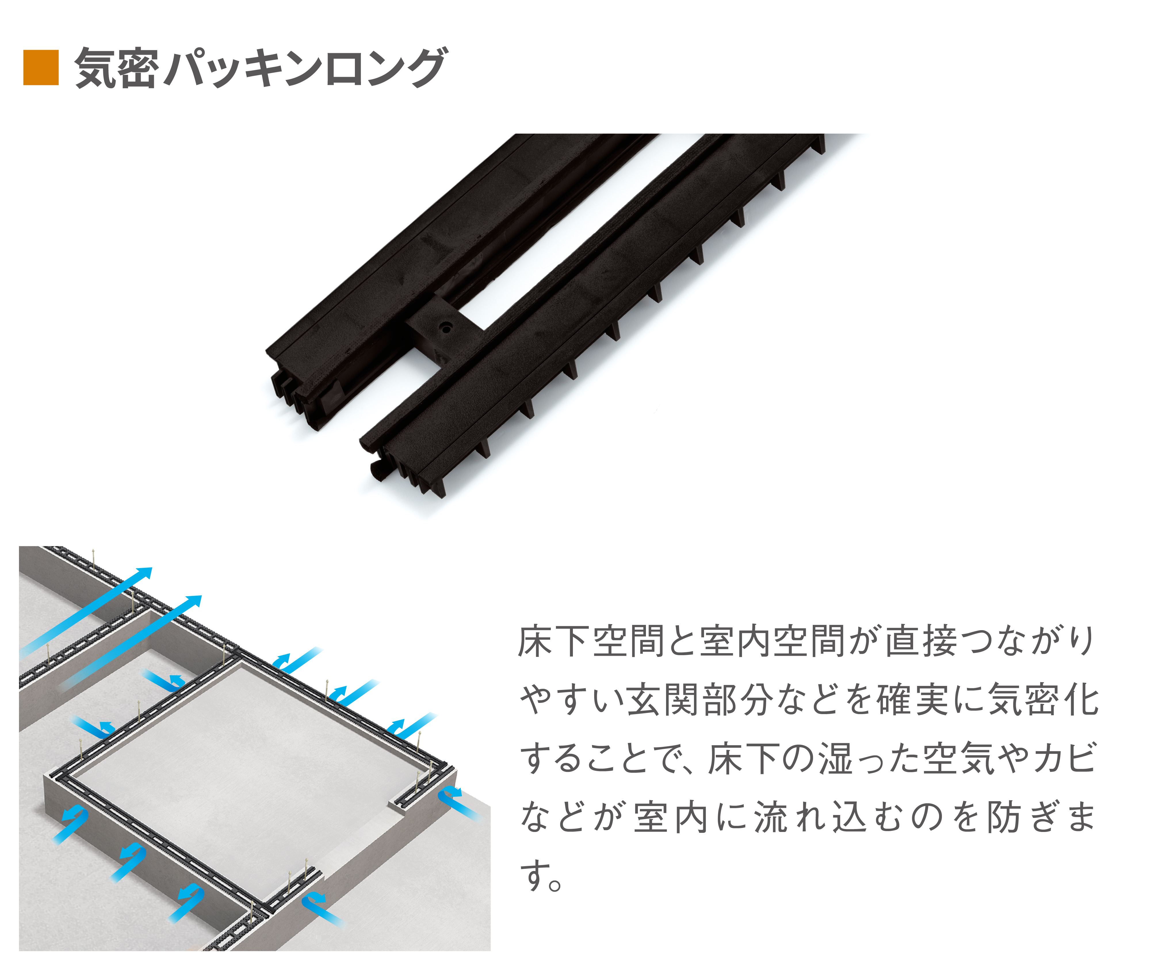 気密パッキンロング